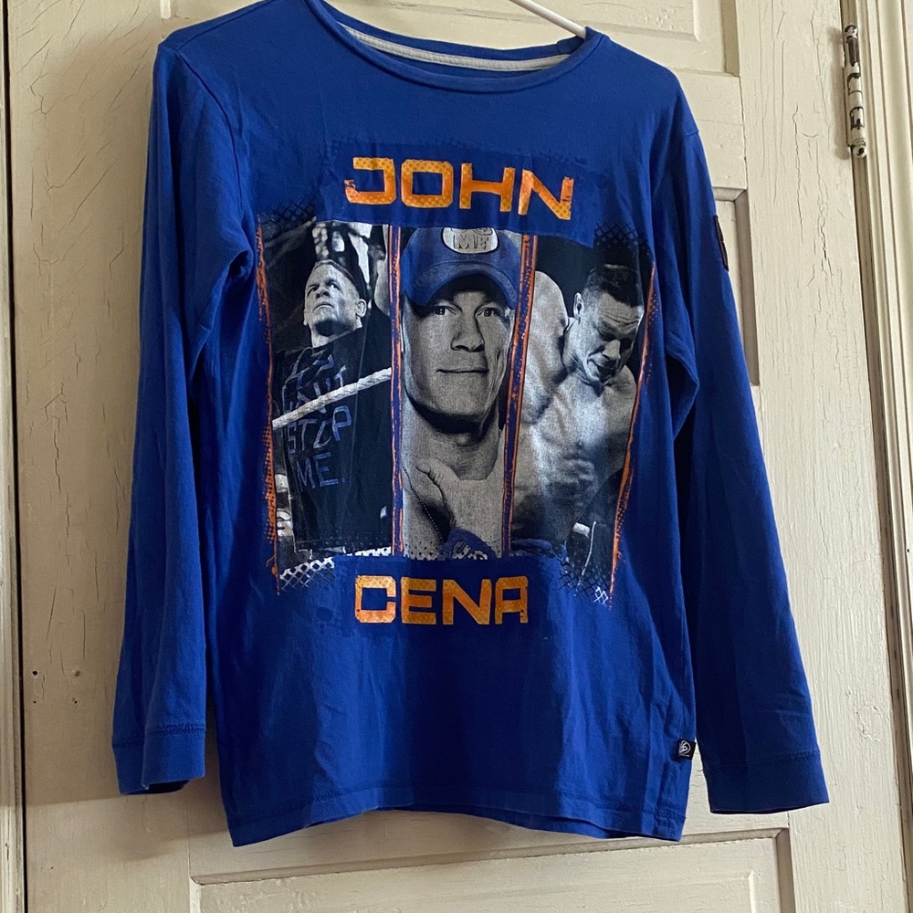 Blue John Cena Long Sleeve Shirt